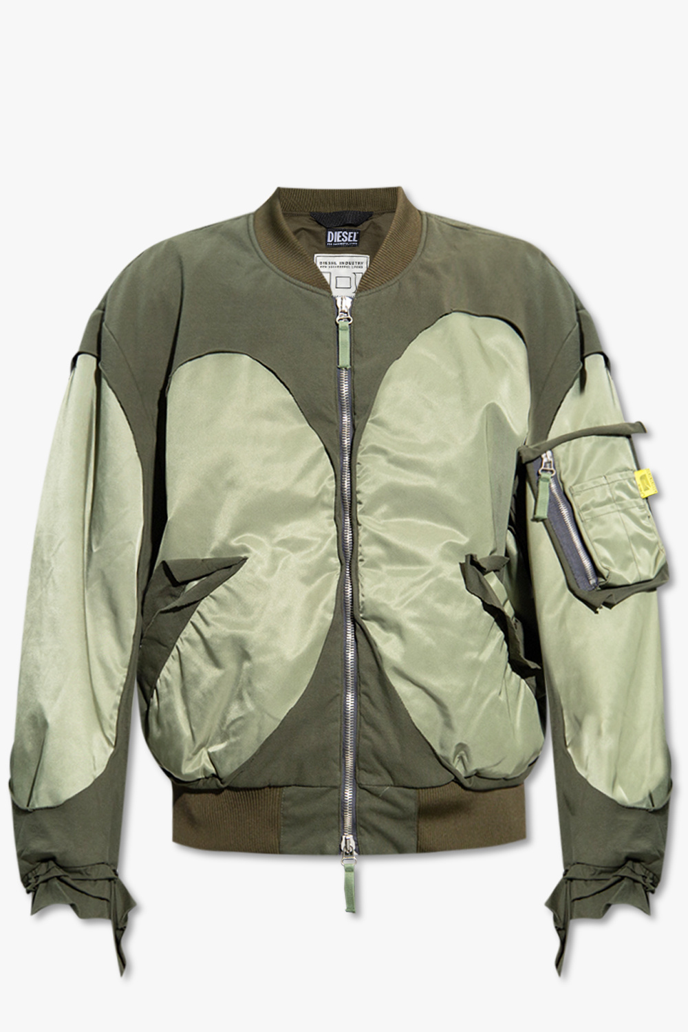 CROSS' bomber jacket Diesel - Green 'J - Nic Fanciulli Listen